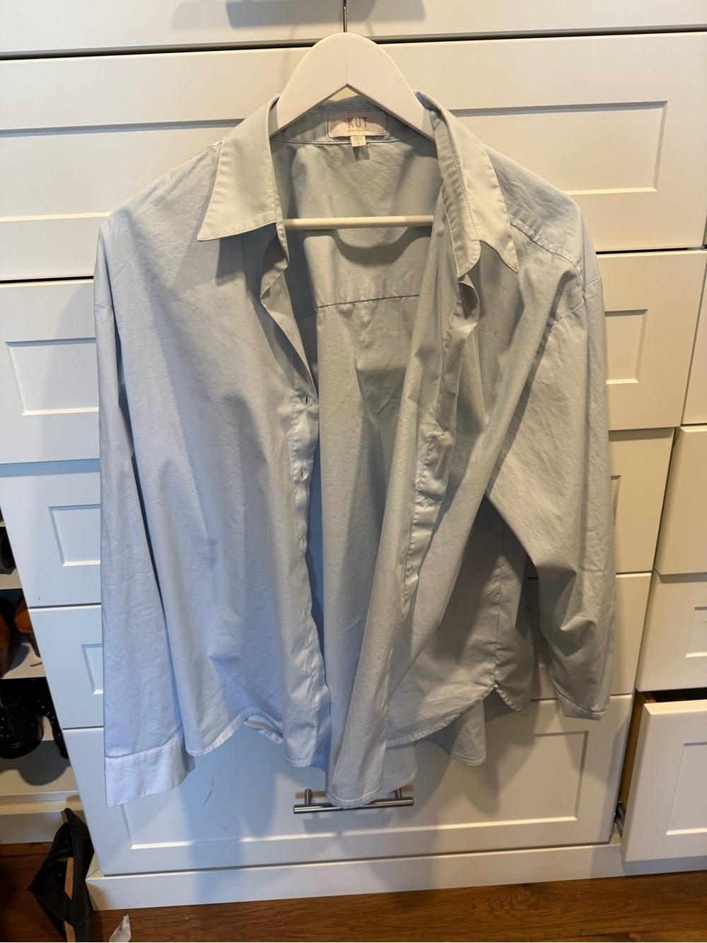 Kut from the Kloth Light Blue Button-Down Shirt